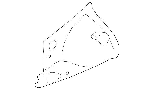 Genuine GM Passenger Side Front Wheelhouse Front Panel 25767526