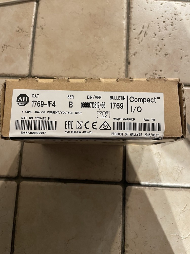 Allen-Bradley Compact I/O 4 Channel Analog Input Module 1769-IF4 B