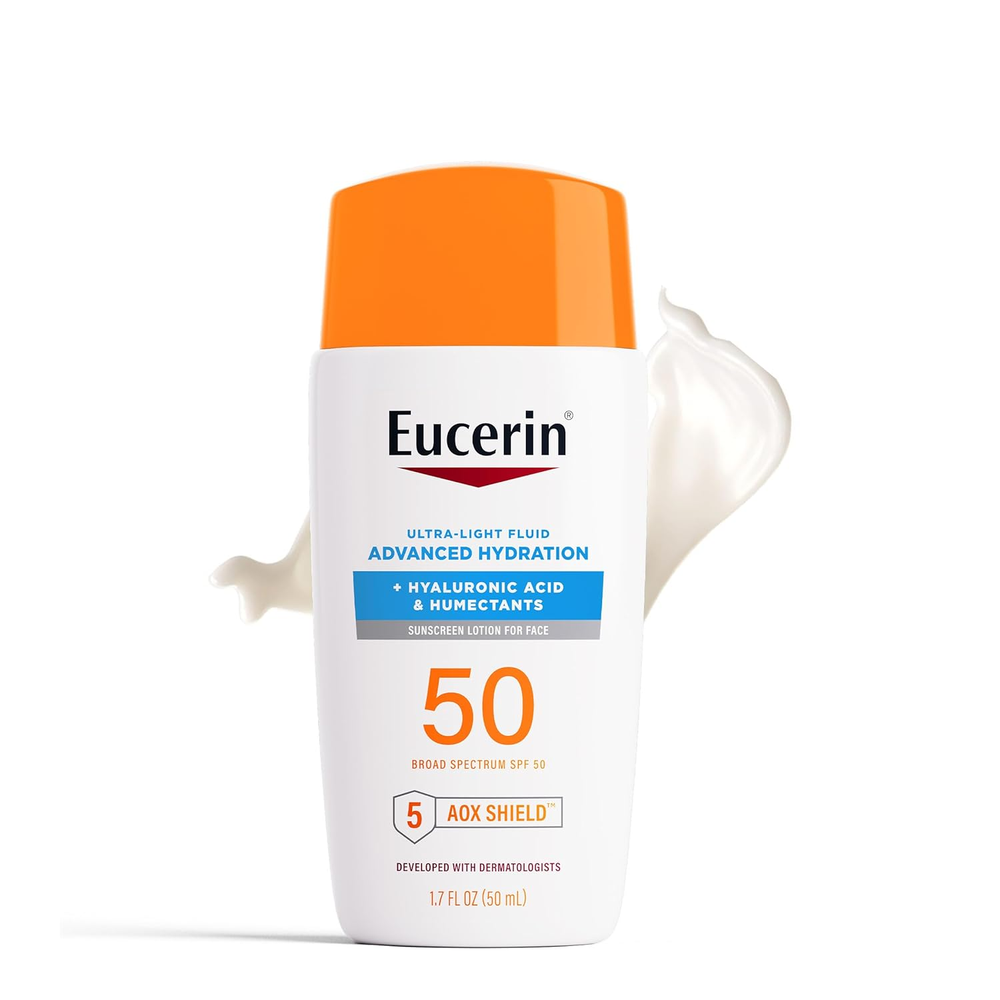 Ultra-Lightweight SPF 50 Face Sunscreen with Hyaluronic Acid