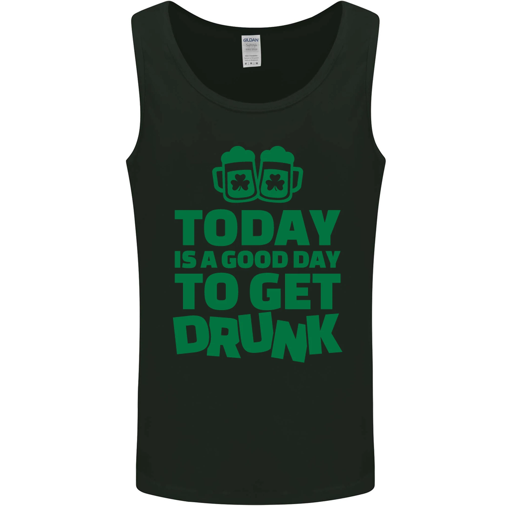 St Patricks Day Funny Drunk Mens Vest Tank Top