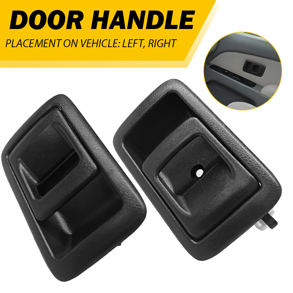 Black Interior Door Handles for 2001-04 Toyota Tacoma & 87-91 Camry