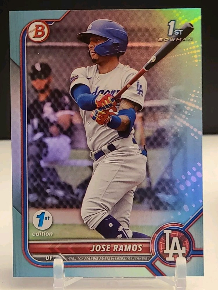 2022 Bowman 1st Edition Jose Ramos Sky Blue Foil #BPPF-129 1st Bowman RC