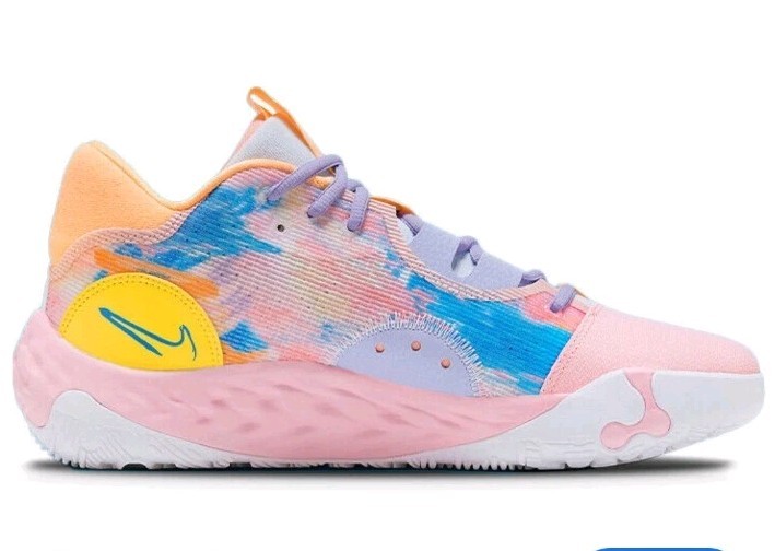 RARE Nike PG 6 Painted Swoosh Paul George Mens Shoes DO9824-100 Size 9.5