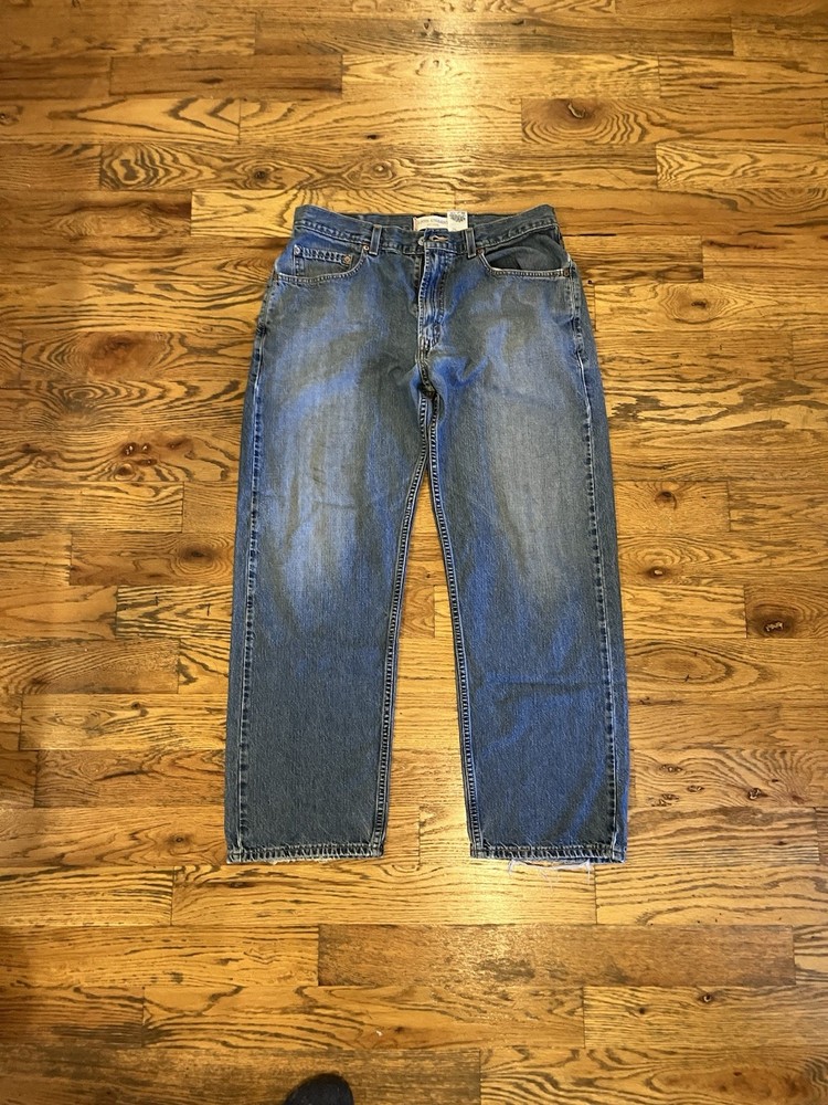 Levi's 569 Men's Relaxed Straight Fit Jeans - Stonewash Blue 34x32