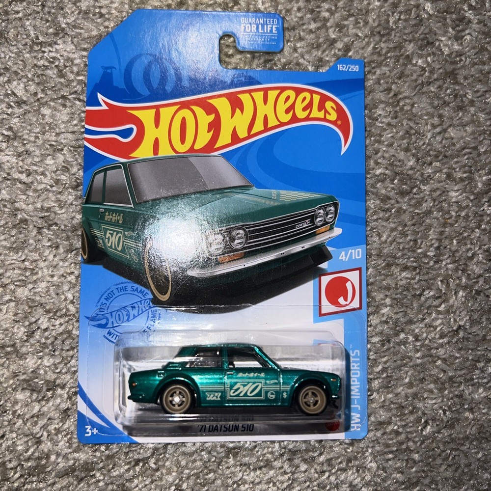 2021 Hot Wheels Super Treasure Hunt 71 Datsun 510 With Protector