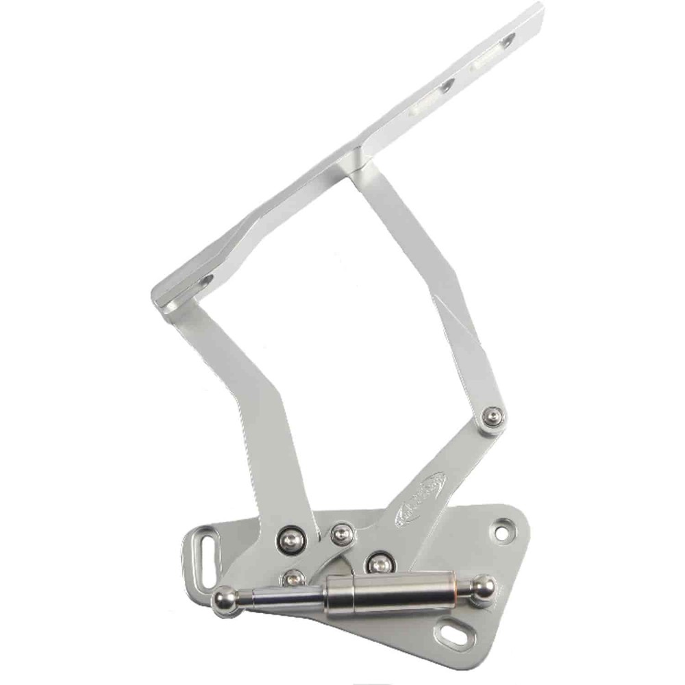 Eddie Motorsports MS149-24CL Billet Hood Hinges 1973-1980 Chevy Truck Clear Coat