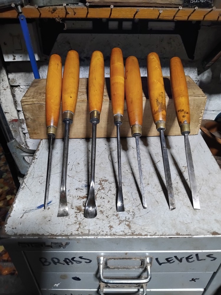 Vintage set of J.Horwarth carving chisels