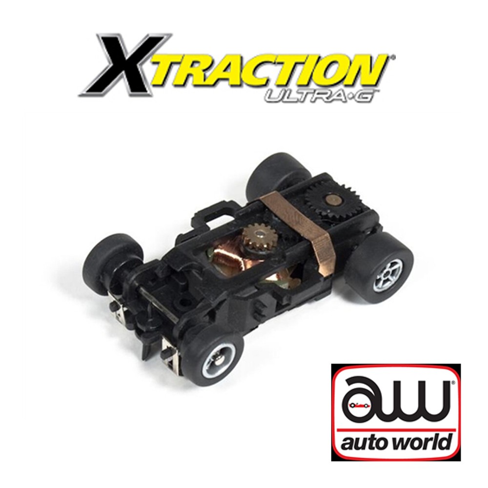 NEW Auto World Ultra G Complete Chassis 1pk HO Scale FREE US SHIP