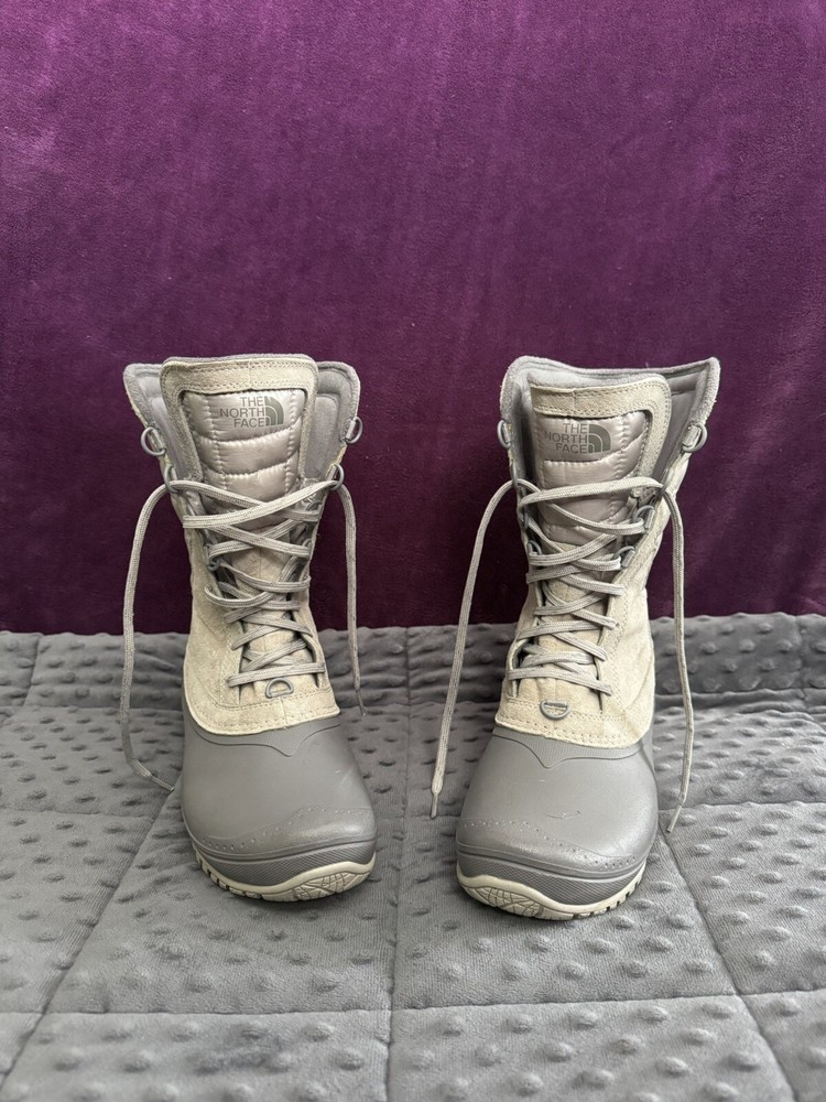 Women's The North Face Thermoball Winter Boots Size 8 Waterproof Insulated