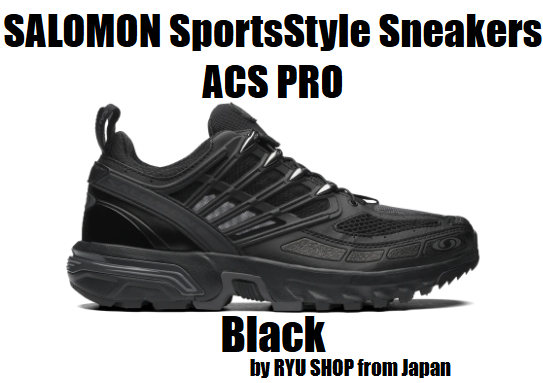 SALOMON SportsStyle Sneakers ACS PRO L47179800 Black / Black / Black
