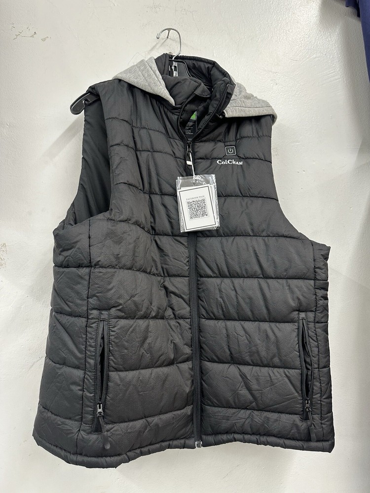 USB Heated Vest for Men - Winter Warm Electric Jacket in XL by Colcham