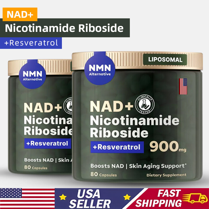 NAD+ Supplement Energy Focus Anti Aging Nicotinamide Riboside Resveratrol 900mg
