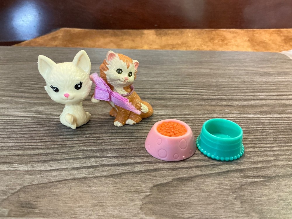 Mattel BarbieDoll Pet Kitty Cat Kitten & Accessory Set Lot # 10