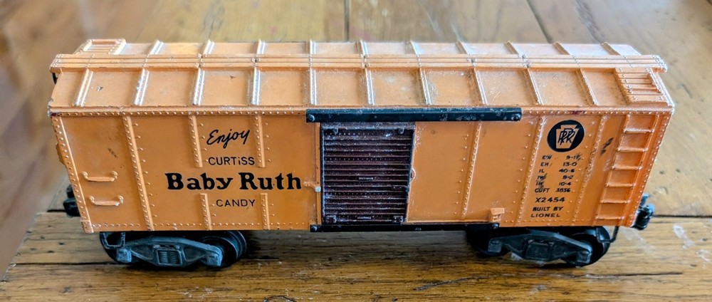 Vintage Lionel No. X2454 Baby Ruth Boxcar Postwar Train Collectible