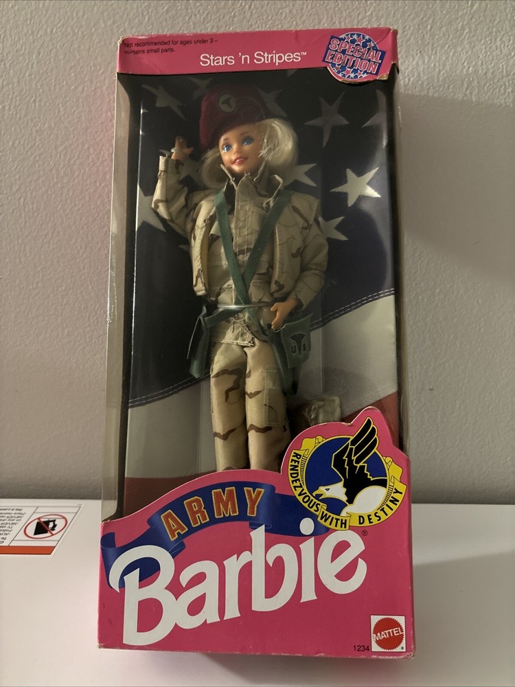 Army Barbie Doll - Stars 'n Stripes Special Edition - New in Box - Patriotic
