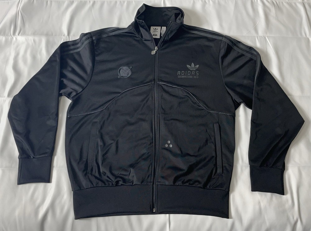 Adidas Star Wars Boba Fett Black Men’s Jacket Large L Basically New