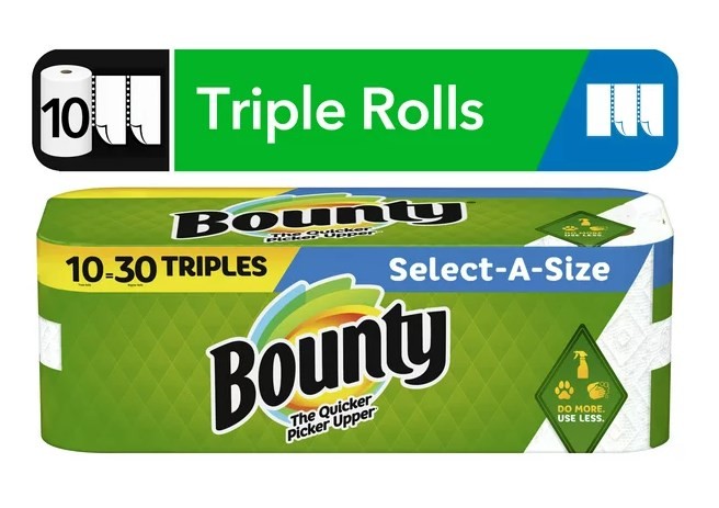 Select-A-Size White Paper Towels - 10 Triple Rolls
