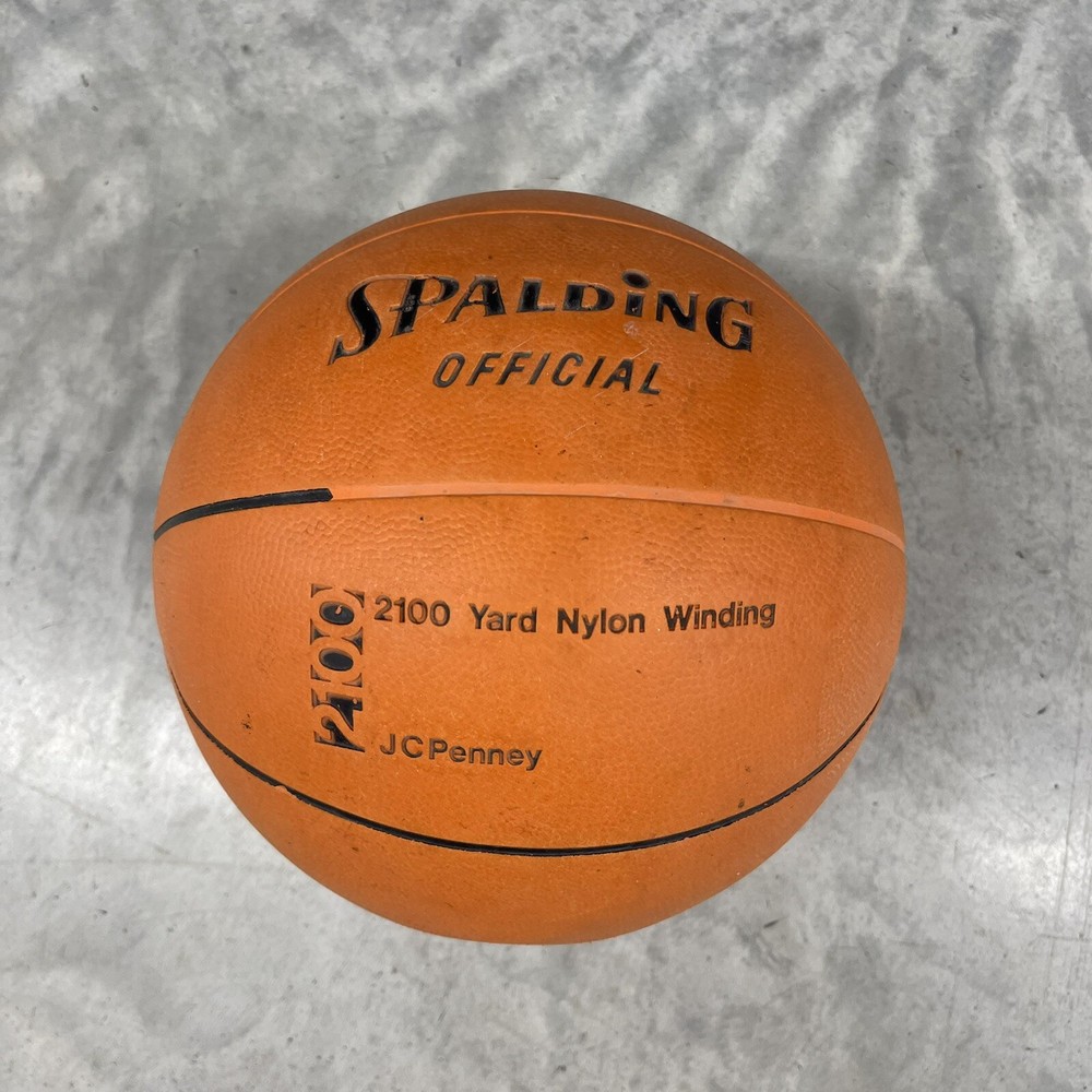 1970s Spalding Official Basketball Ball Vintage 70s Classic