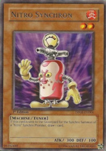 Nitro Synchron - DP08-EN004 - Rare - 1st Edition - Heavily Played