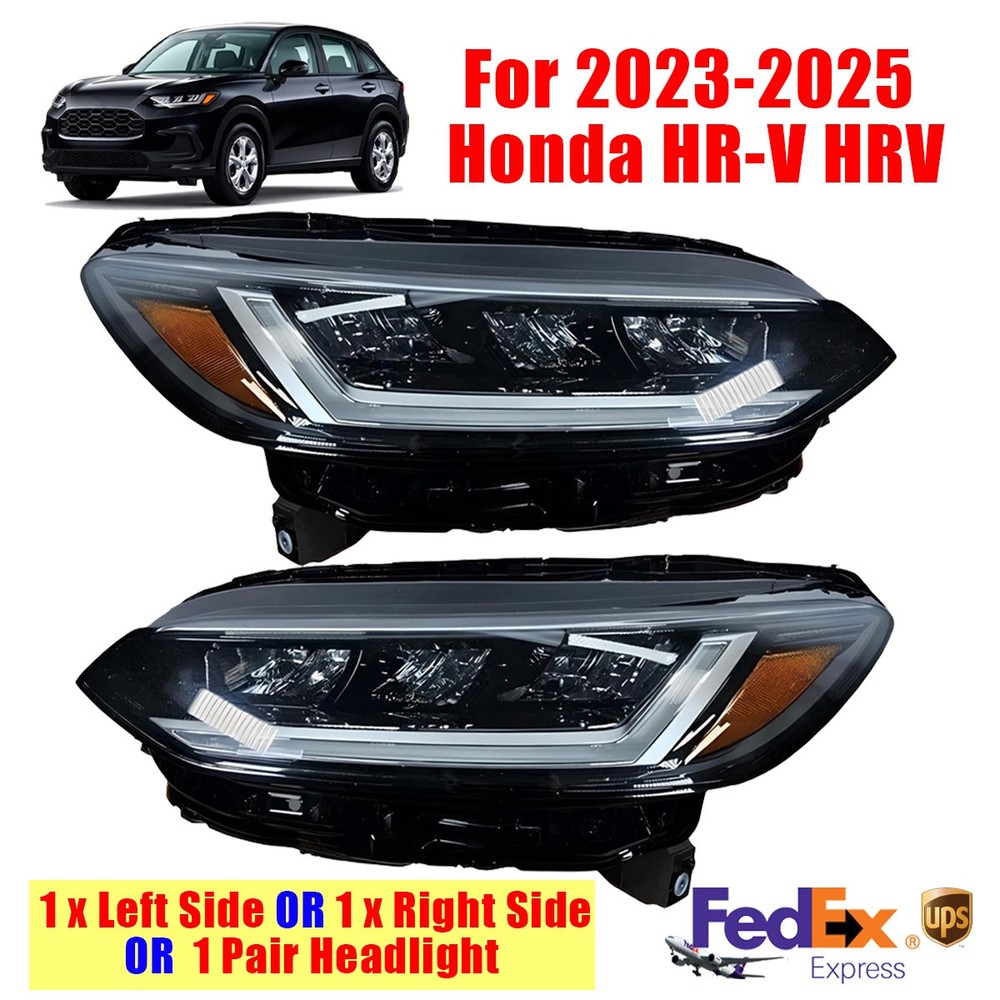 For 2023 2024 2025 Honda HR-V HRV Driver | Passenger Side LED Headlight Assembly