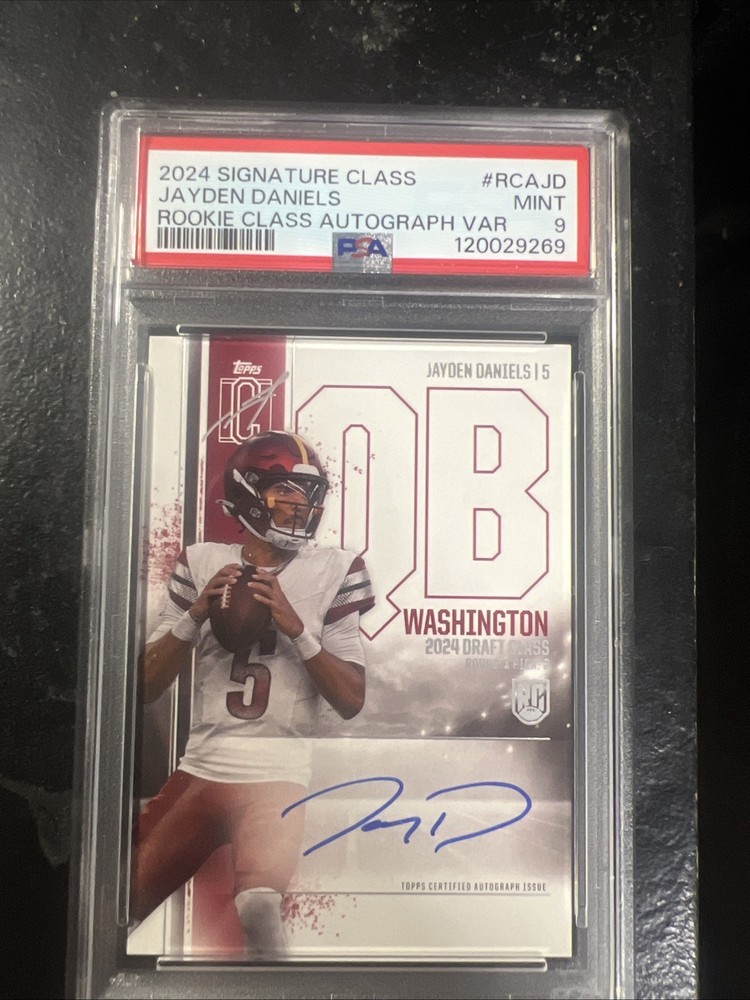 2024 Topps Signature Class - Rookie Class Autographs Jayden Daniels #RCA-JD (AU, RC)