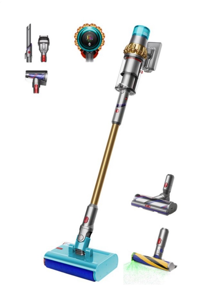 Dyson V15s Detect Submarine Absolute Wet And Dry Vacuum Cleaner Gold New/Sealed