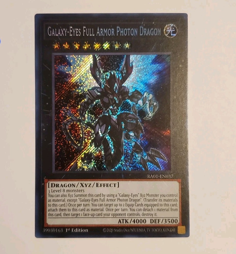 Galaxy-Eyes Full Armor Photon Dragon Secret Rare RA01-EN037