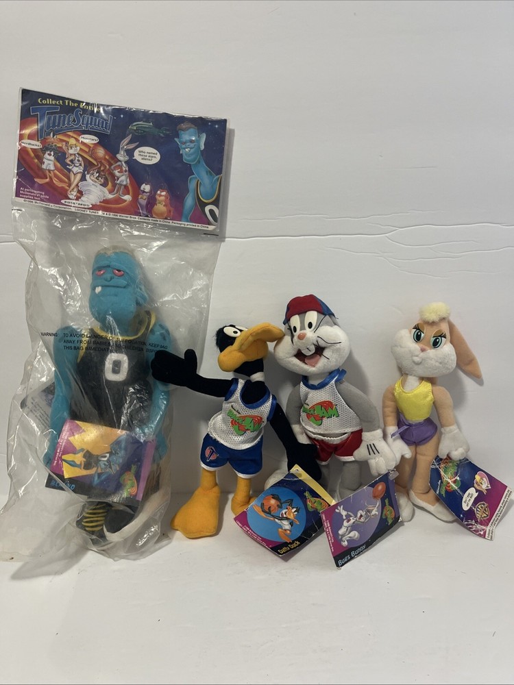 Vintage 1996 McDonald's Space Jam Plush Toy Collectible