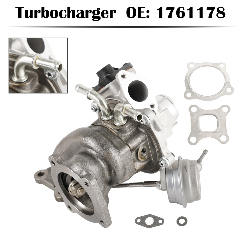 Turbo Turbocharger + Gaskets for Ford Fiesta Focus C-Max Transit 1.0L 1761178 -