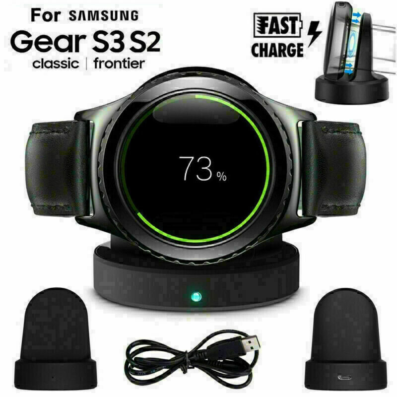 For Samsung Galaxy Gear S2 S3 S4 Smartwatch Wireless Charger Charging Cable Dock