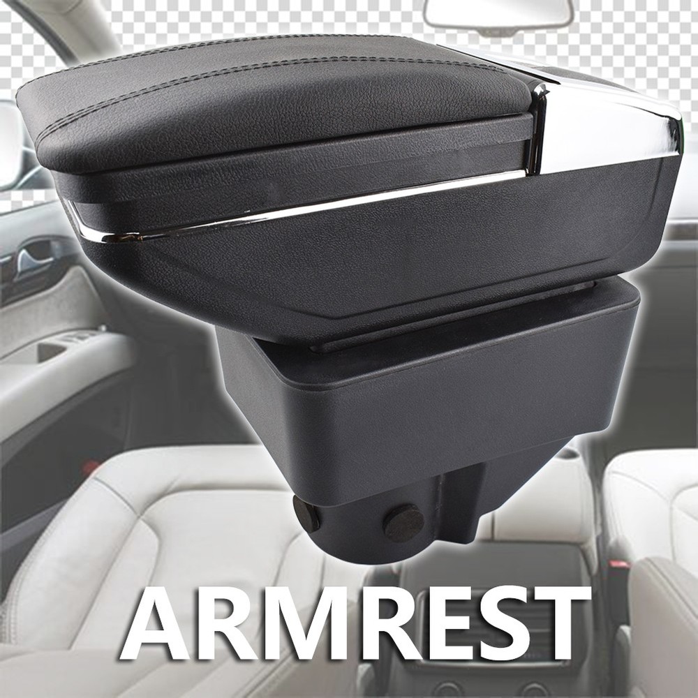 Rotatable Armrest Storage Box Tray for Ford Fiesta 2012-2017 Models