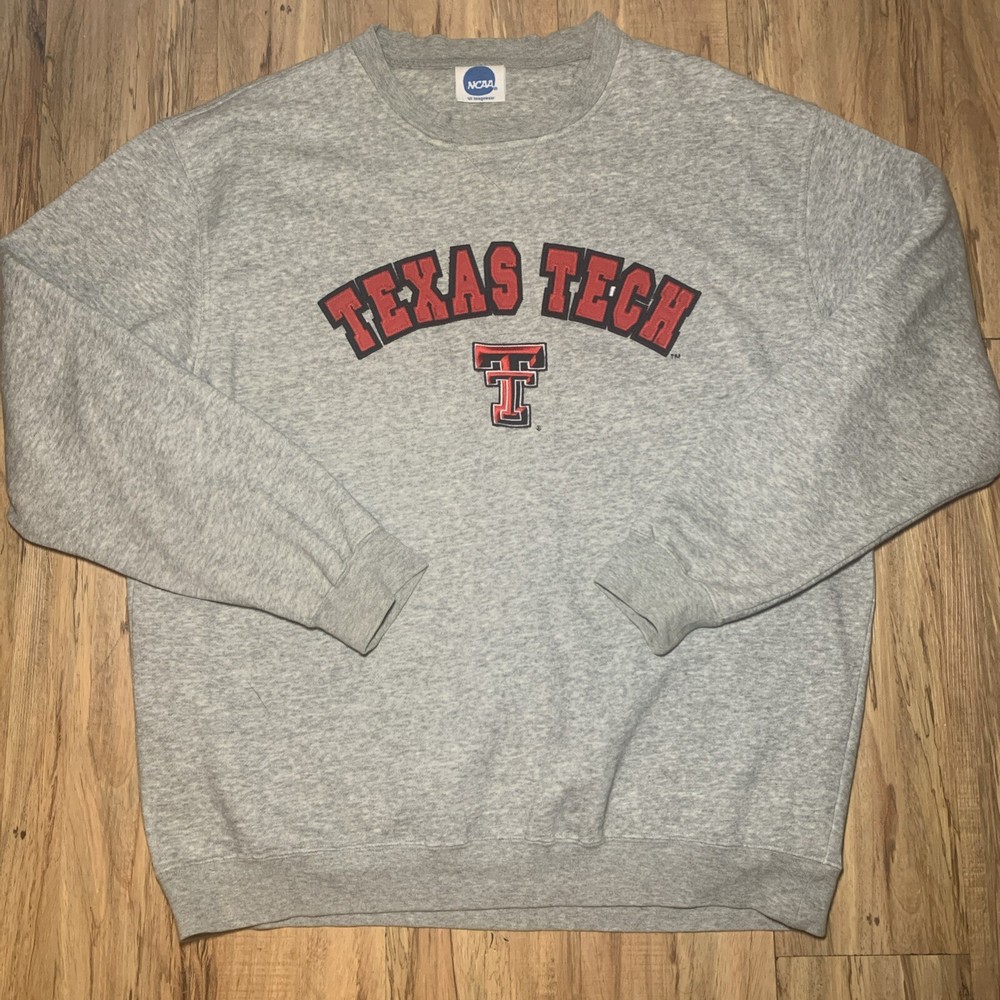 Texas Tech Red Raiders Sweatshirt Men’s Gray NCAA L
