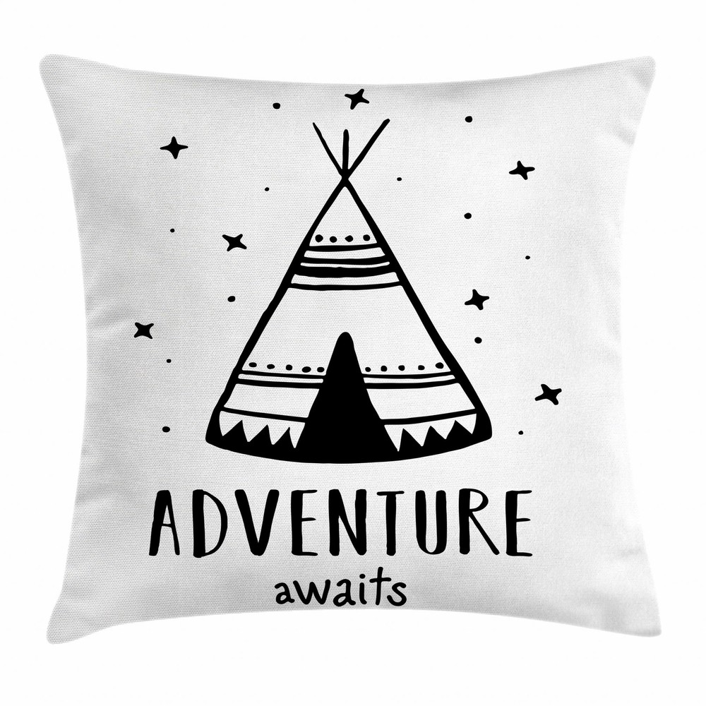 Adventure Awaits Throw Pillow Covers for Home Decor in 8 Sizes