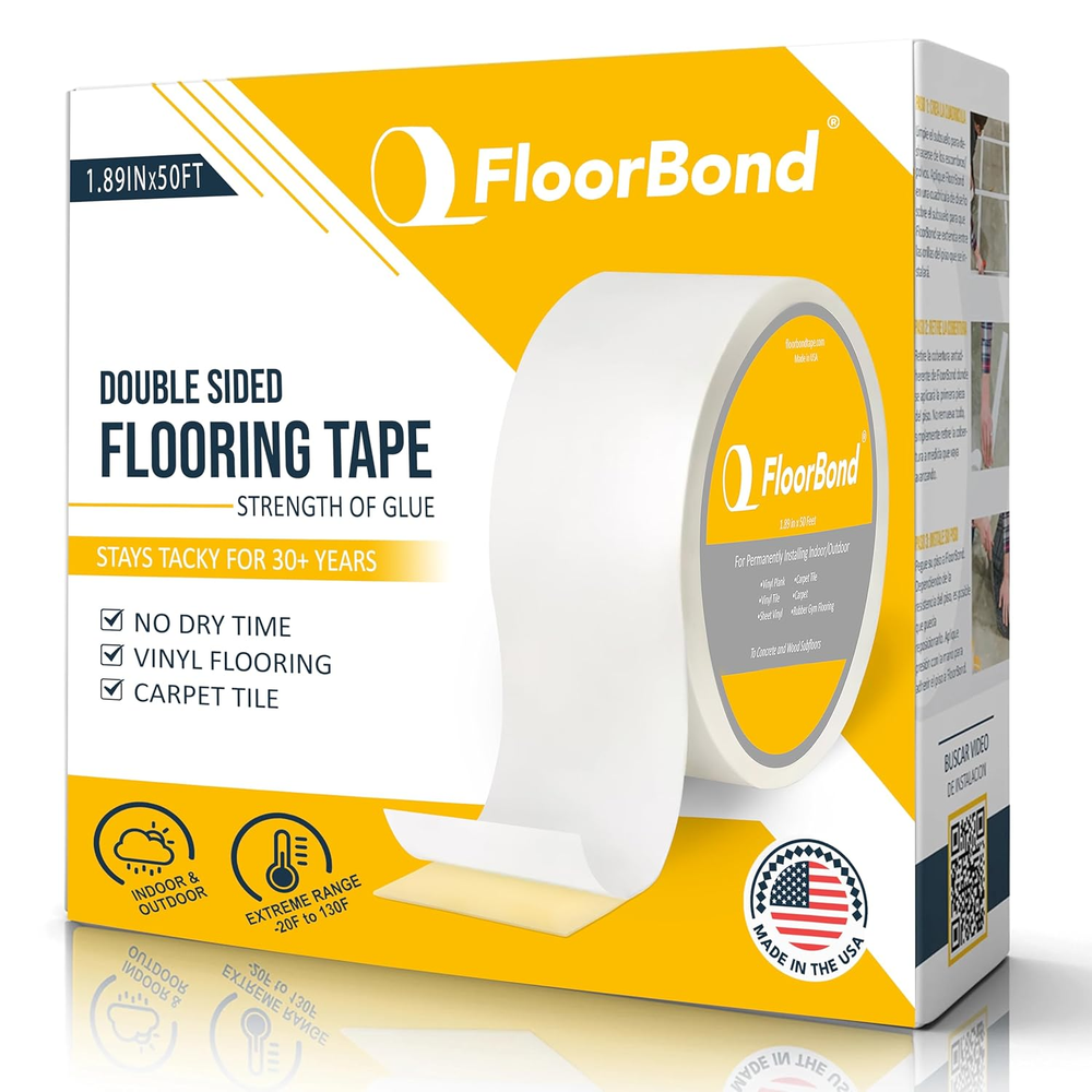 Heavy Duty Double Sided Carpet Tape for Flexible Vinyl Flooring-image