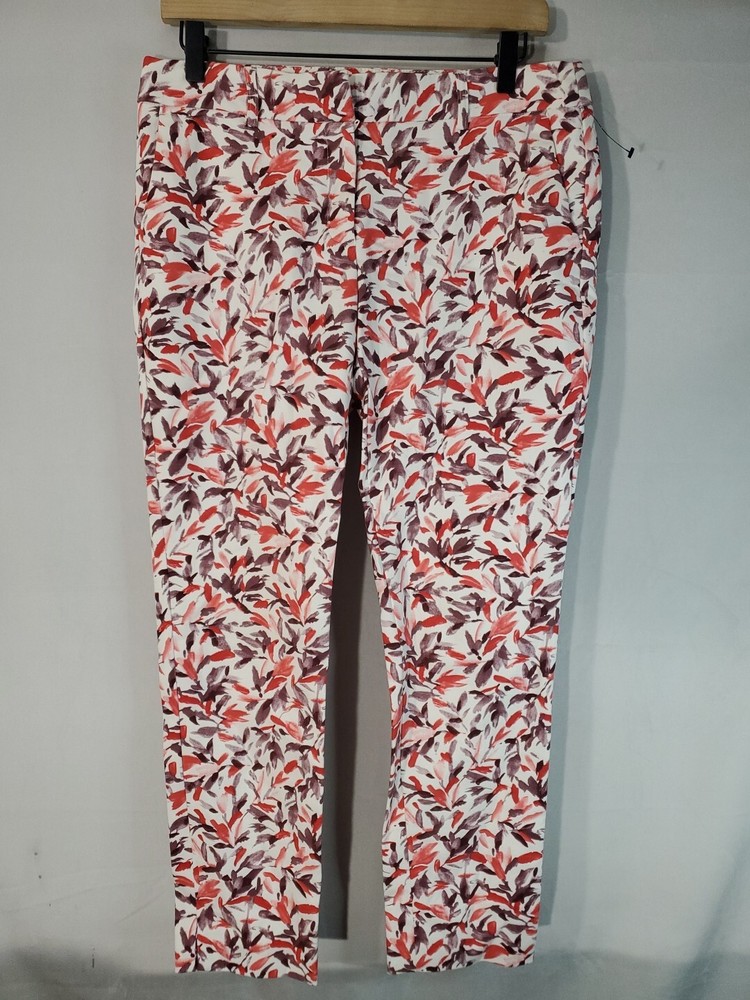JASMINE & JULIANA Dress Pants Women's Size 6 Floral Stretch Pockets