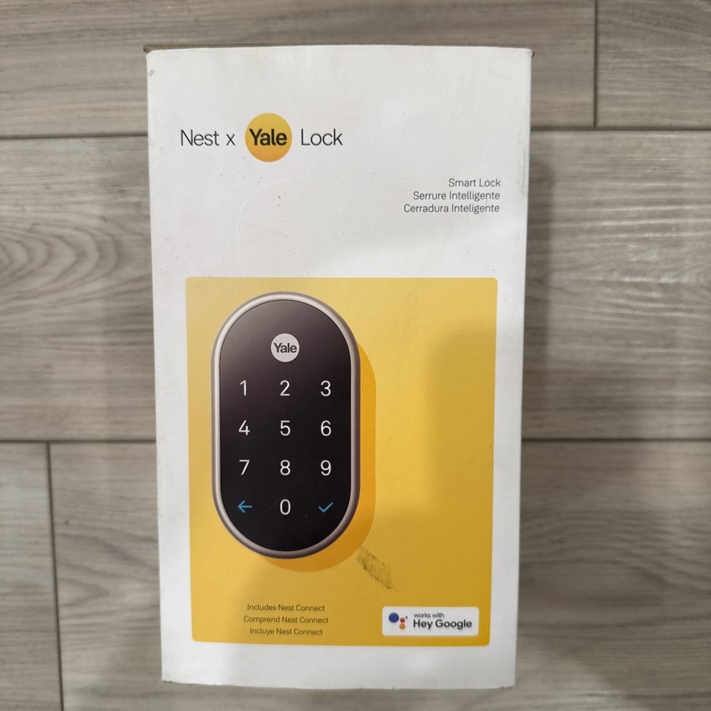 Nest X Yale Lock (satin Nickel) With Nest Connect Factory X1
