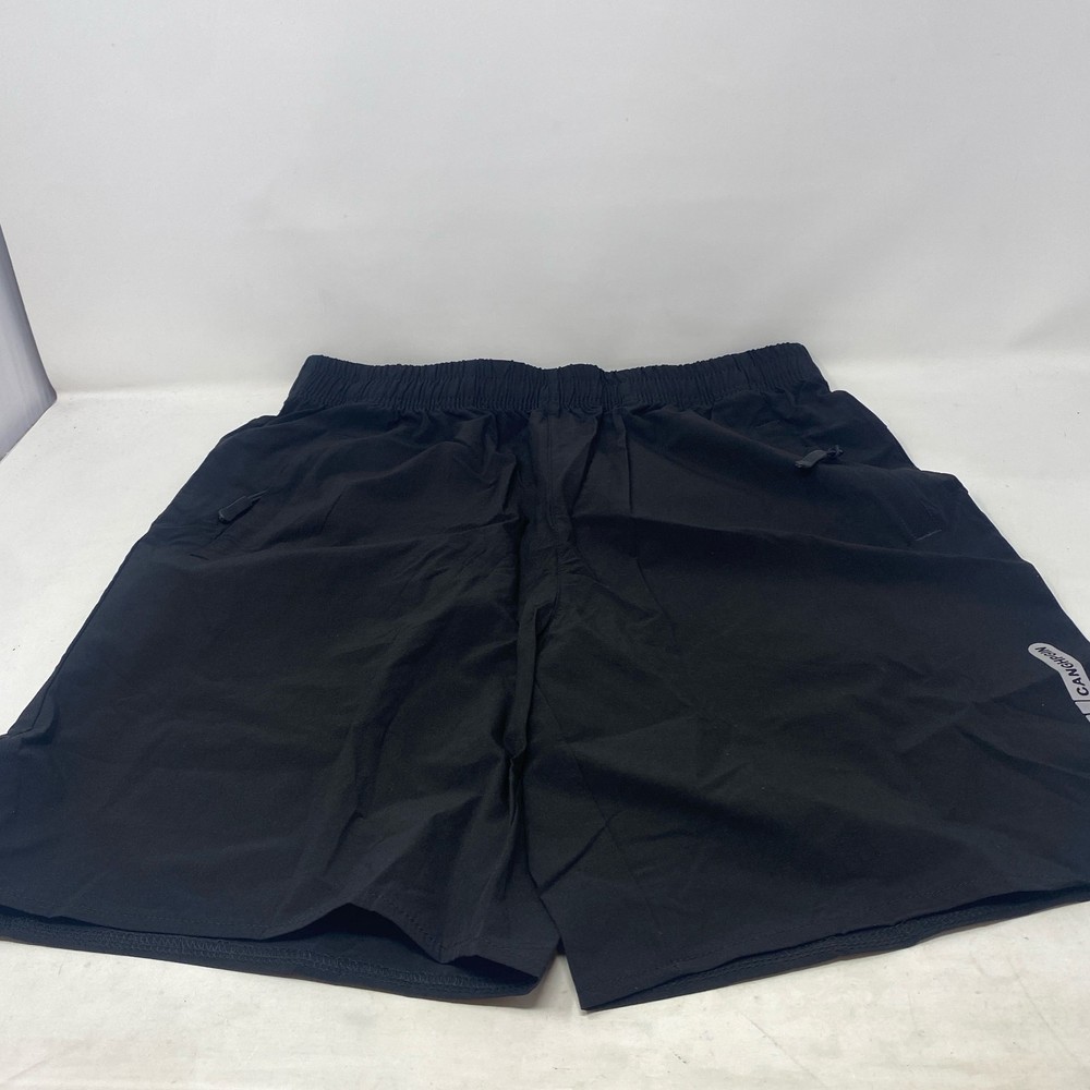 CANGHPGIN Men’s Black Athletic Shorts S 7