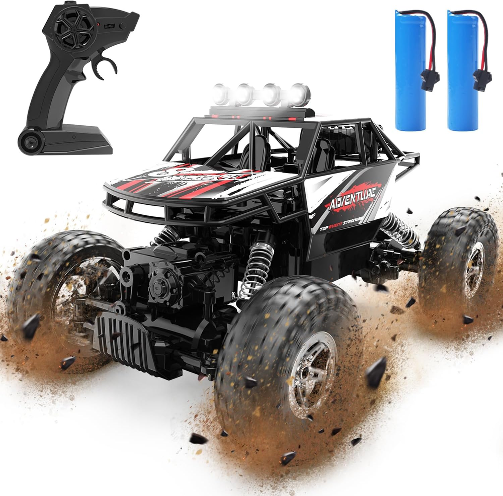 DEERC DE45 RC Cars Remote Control Car 1:14 off Road Monster Truck,Metal Shell