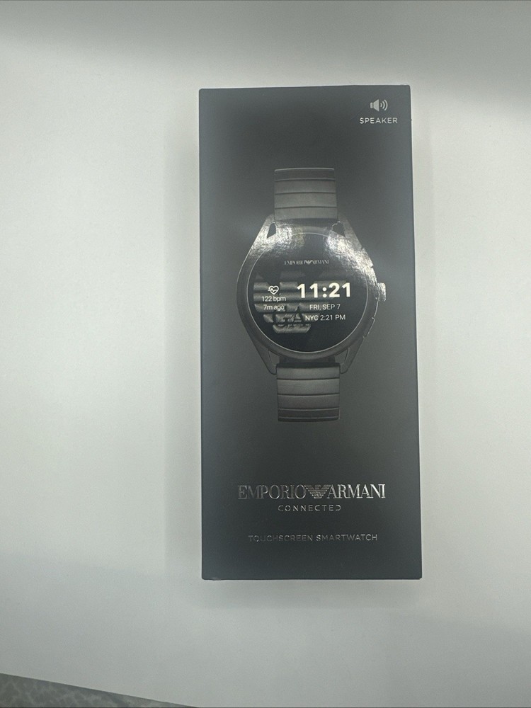 Emporio Armani Touchscreen Smartwatch with Stylish Design