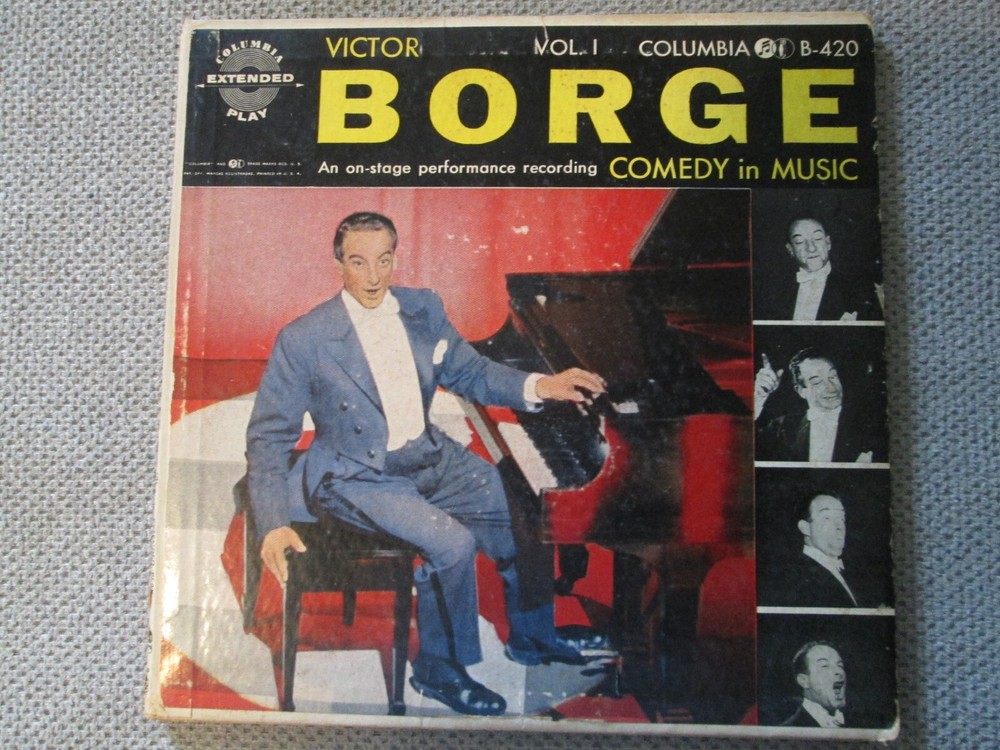 Victor Borge Comedy In Music Vol 1 45 RPM Box Set Columbia
