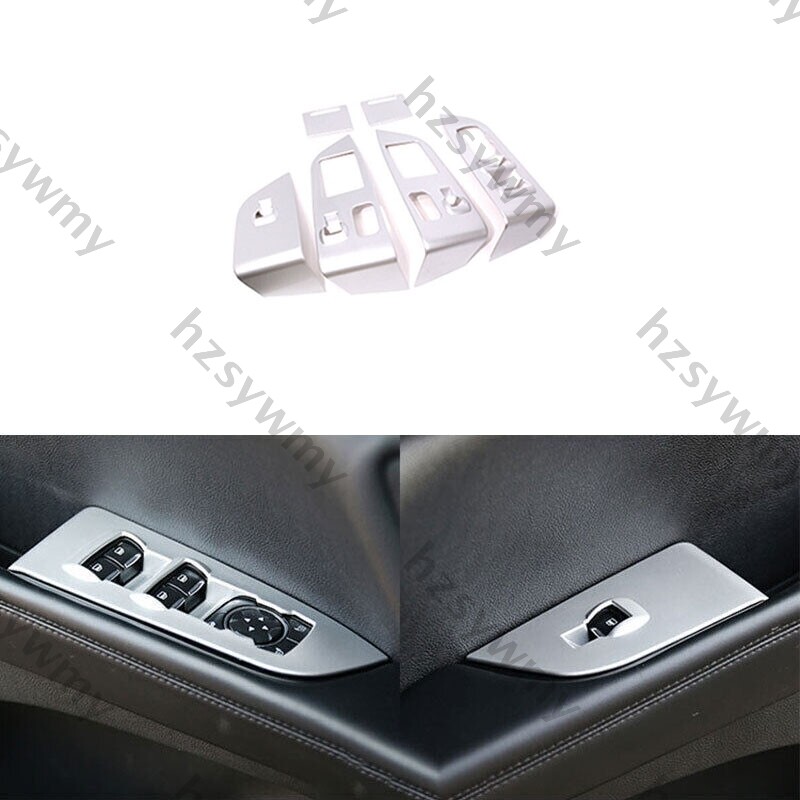 Matte Silver Window Lift Lock Switch Panel For Lincoln Nautilus MKX 2016-2023 6X