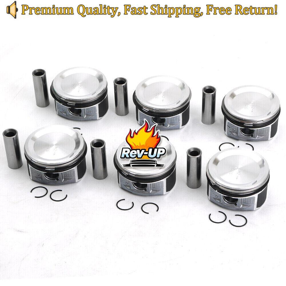 Volvo S80 XC90 2.9T T6 B6294T 6x Pistons & Rings Set 83mm 274365