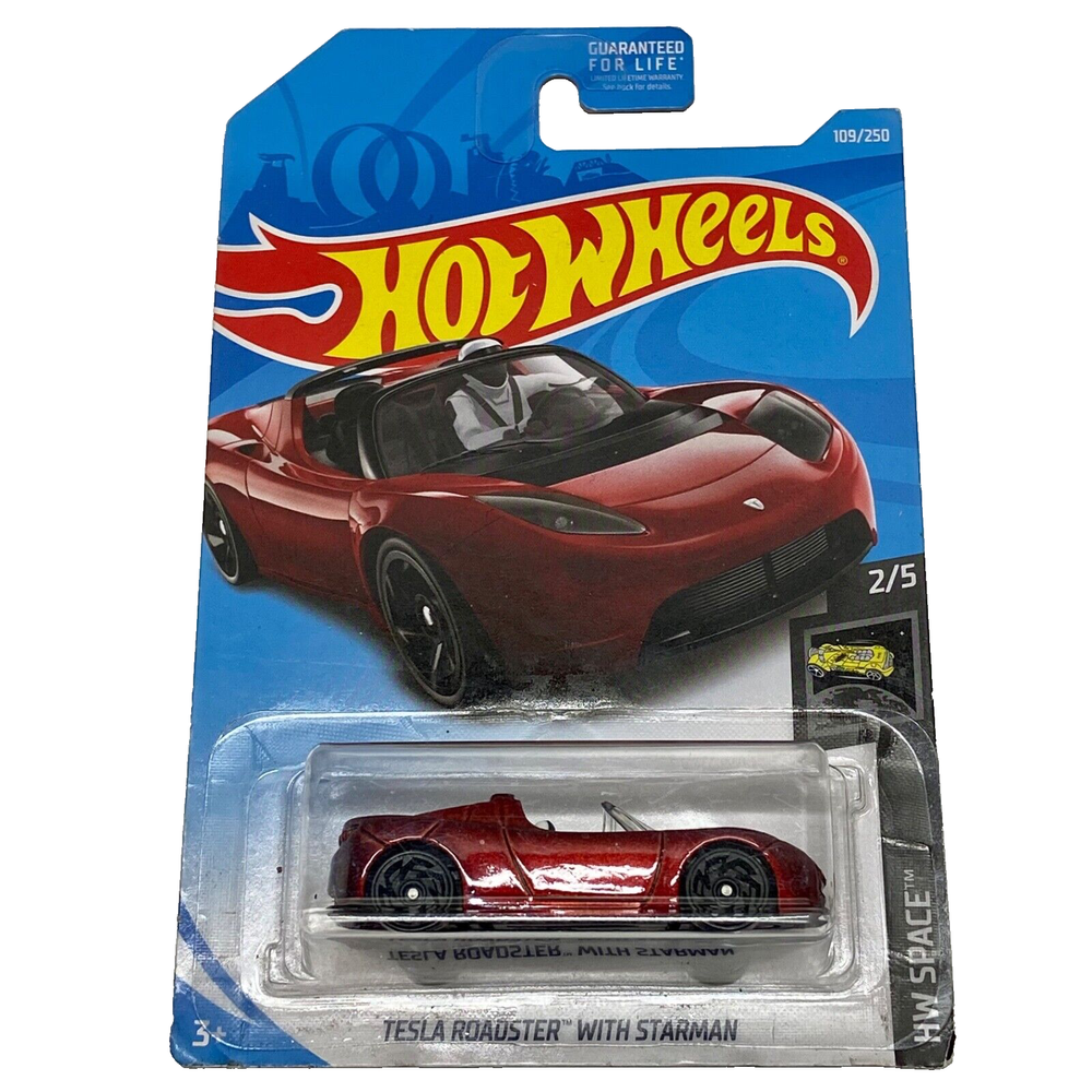 Hot Wheels Tesla Starman Roadster 109/250 HW Space Series 2/5 Case L44 L47 2017-18