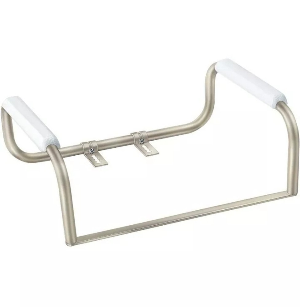 Moen Satin Nickel Toilet Safety Rails for Home Care Support