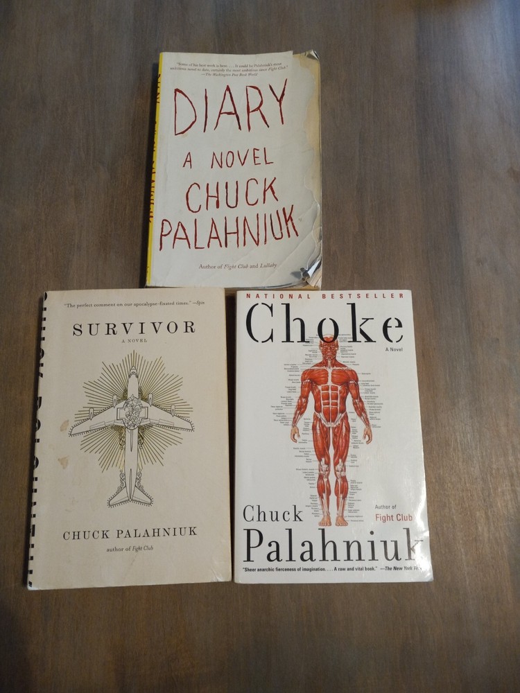 Chuck Palahniuk 3 book collection