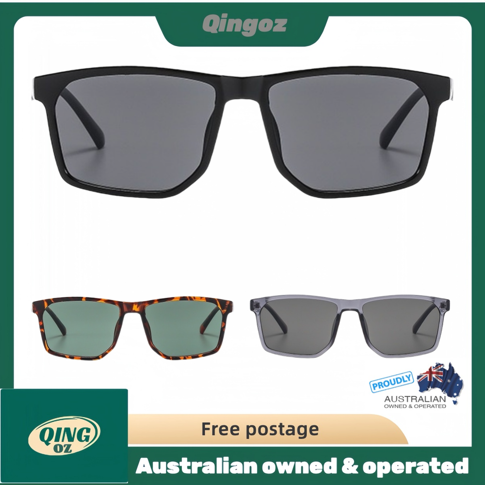 Men's Women's Fashion Square Vintage Retro Sunglasses UV400 Protection