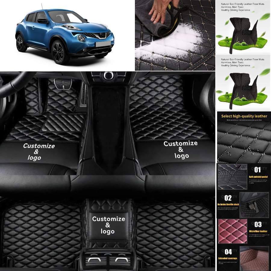Nissan Juke All-Weather Luxury Handmade Floor Mats & Cargo Liners