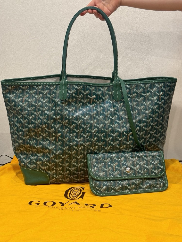 Goyard Saint Louis Tote PM in Green – Stylish & Compact Handbag