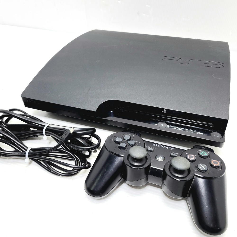 SONY PS3 Slim 160GB Black CECH-3000A Console Tested Japan Model