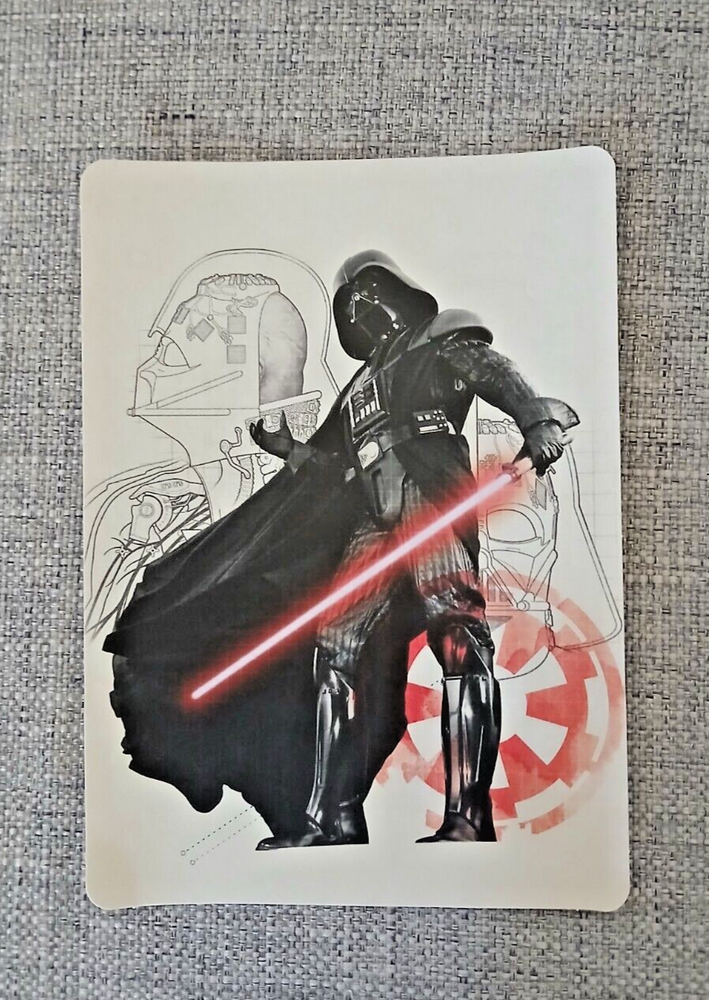 Disney Rewards Special Edition Darth Vader Postcard Artwork